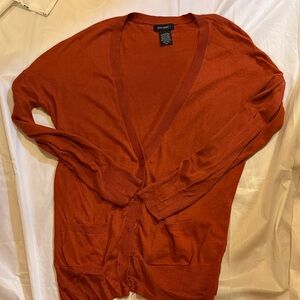 97- Level Eight Rust Cardigan